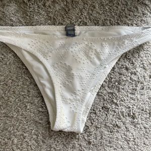 White bathing suit bottoms